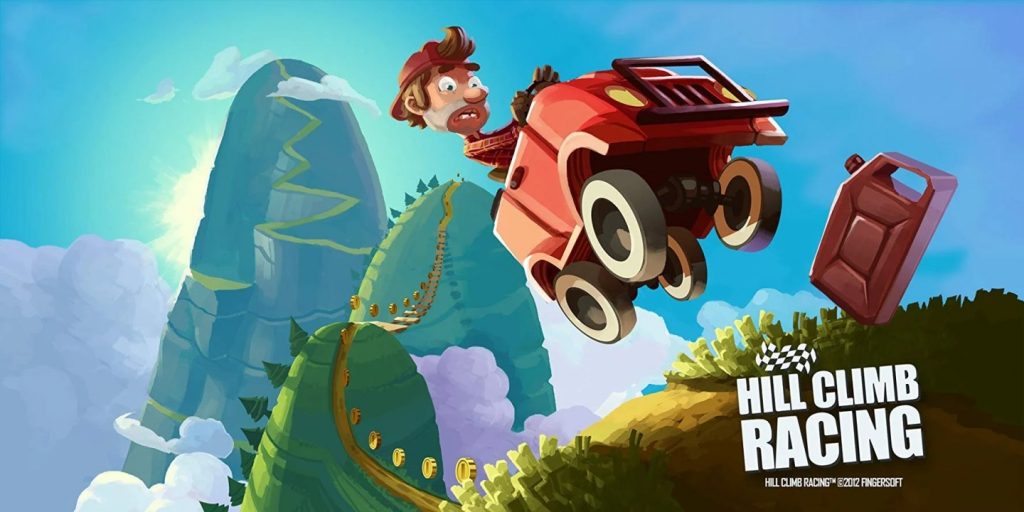 Hill climb racing mod apk cover