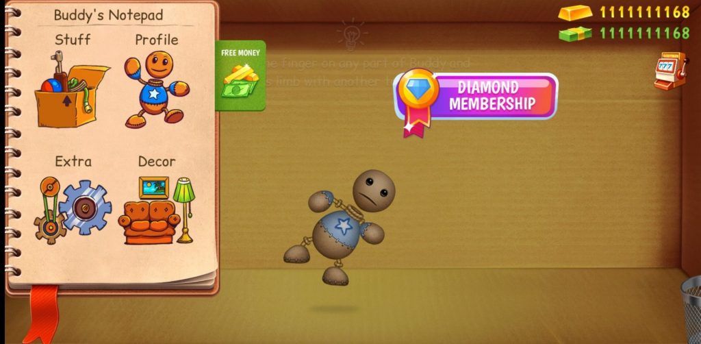 kick the buddy mod 1